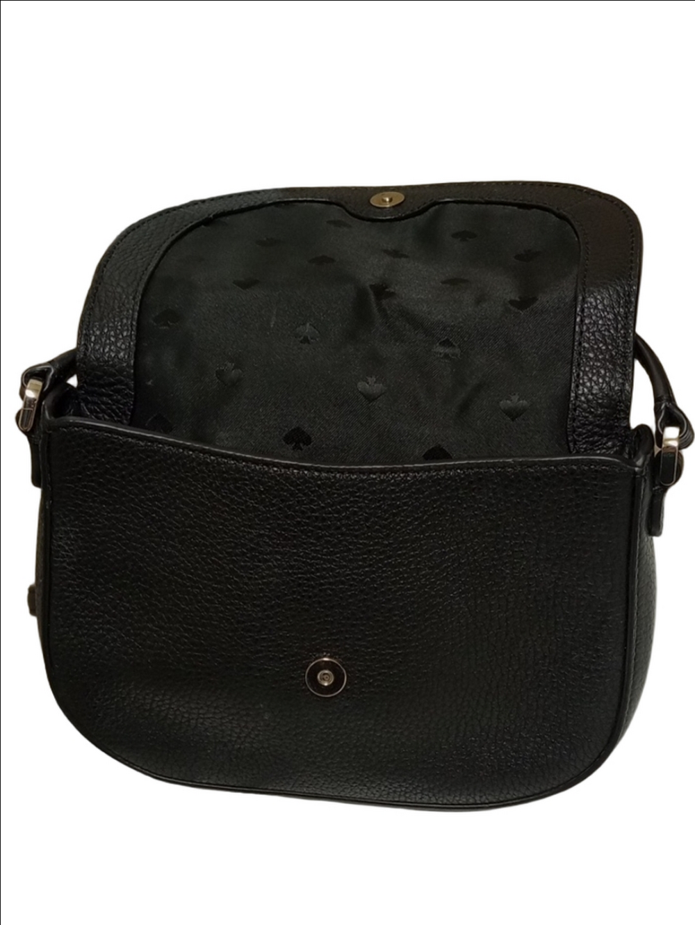 🖤 KATE SPADE BLACK PEBBLED LEATHER SMALL CROSSBODY BAG - Picture 9 of 15